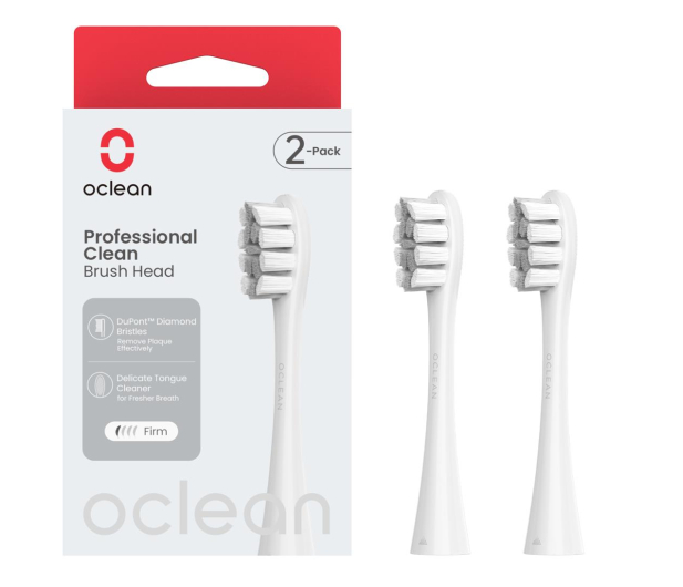 Oclean Końcówki do szczoteczki P1C10 szary 2 szt. - 1213177 - zdjęcie